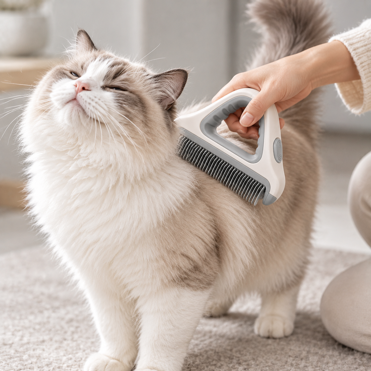 Groomnestia® Triangle Deshedding Grooming Comb