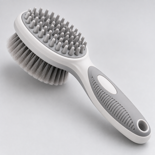 Groomnestia® Double-Sided Bristle Grooming Brush