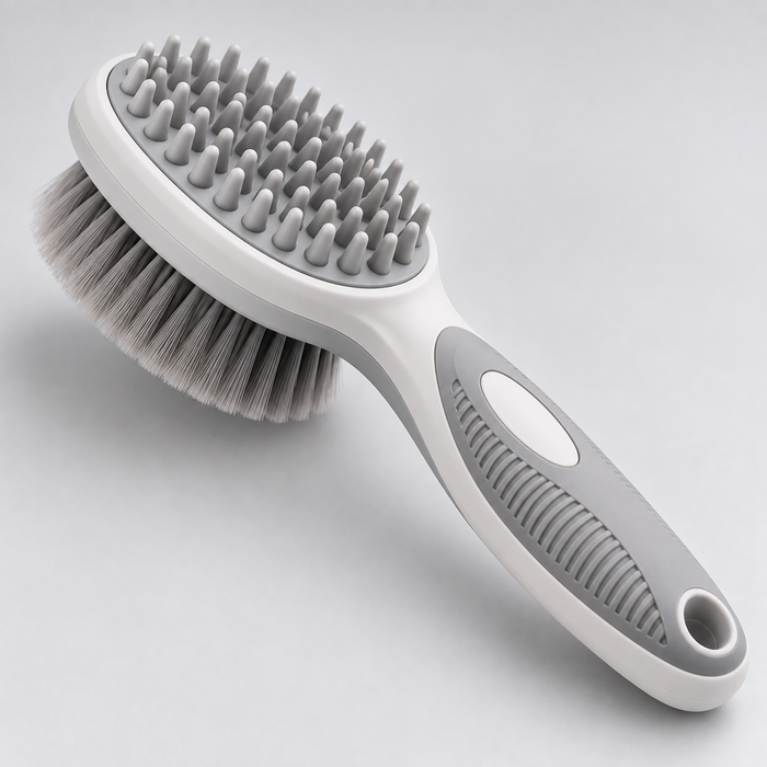 Groomnestia® Double-Sided Bristle Grooming Brush