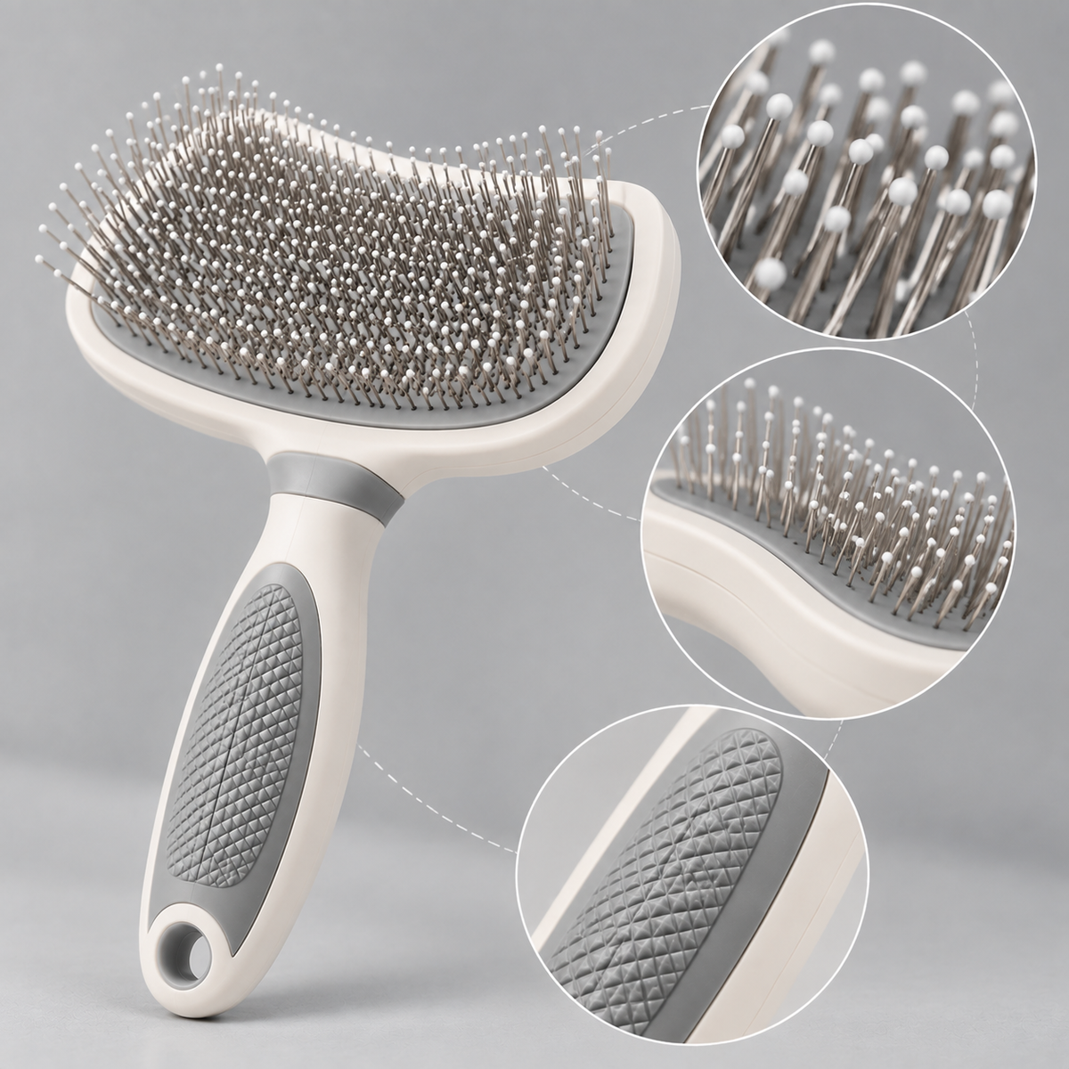 Groomnestia® Curved Slicker Grooming Brush