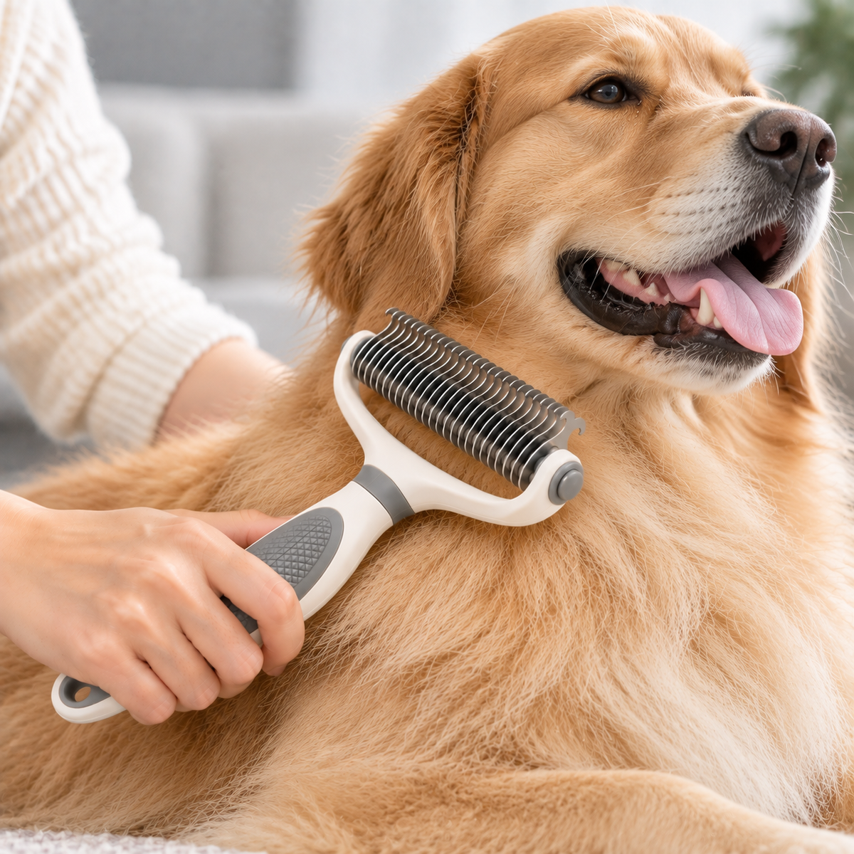 Groomnestia® Precision Undercoat Grooming Rake