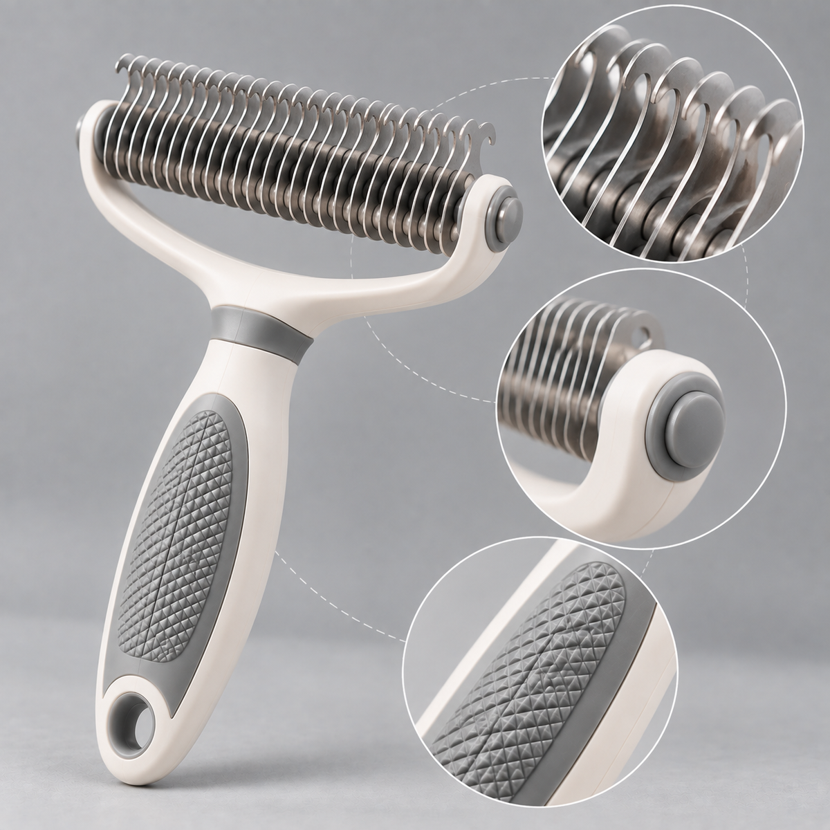 Groomnestia® Precision Undercoat Grooming Rake