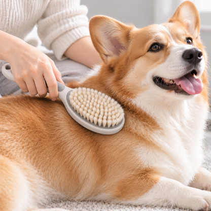 Groomnestia® Soft Bristle Grooming Brush