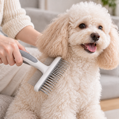 Groomnestia® Double-Sided Pet Grooming Comb